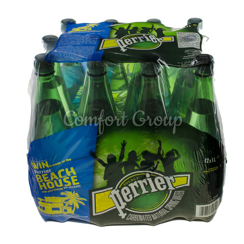 Perrier Lemon Flavour Carbonated Natural Water - 12.0L