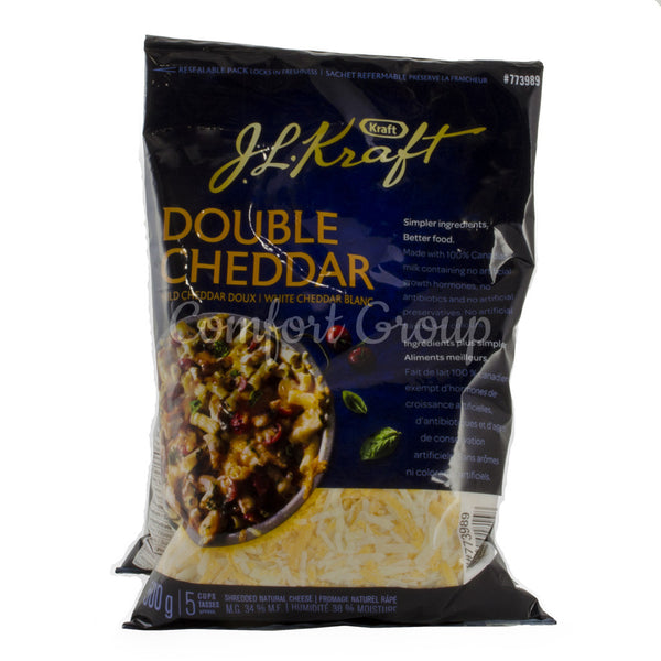 Shredded Double Cheddar Cheese - 1.0kg