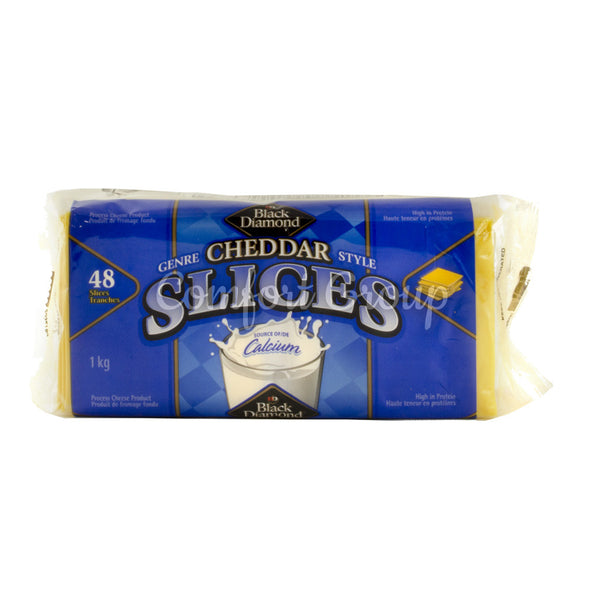Sliced Cheddar Cheese - 1.0kg
