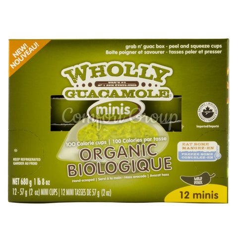 Organic Guacamole Mini Cups - 684g