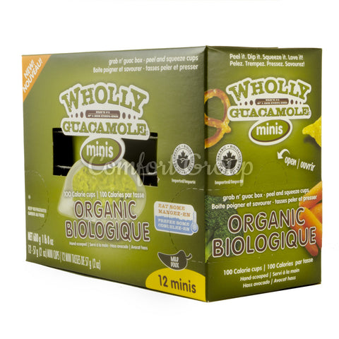 Organic Guacamole Mini Cups - 684g