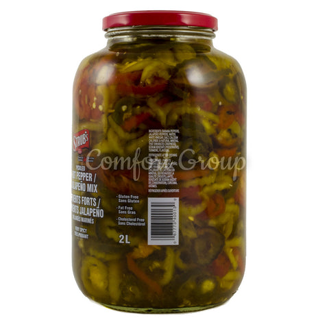 Pickled Hot Pepper - Jalapeno Mix - 2.0L