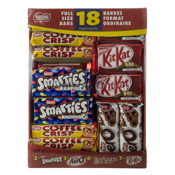 Coffee Crisp, Smarties, KitKat, Aero - 841g