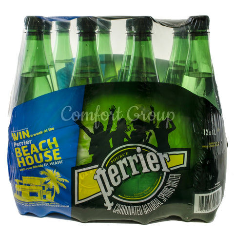 Perrier Lemon Flavour Carbonated Natural Water - 12.0L