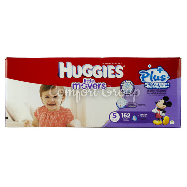 Little Movers 5 Diapers - 162 diapers