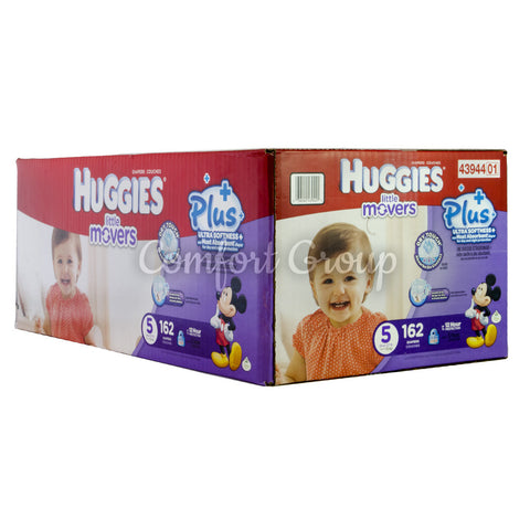 Little Movers 5 Diapers - 162 diapers