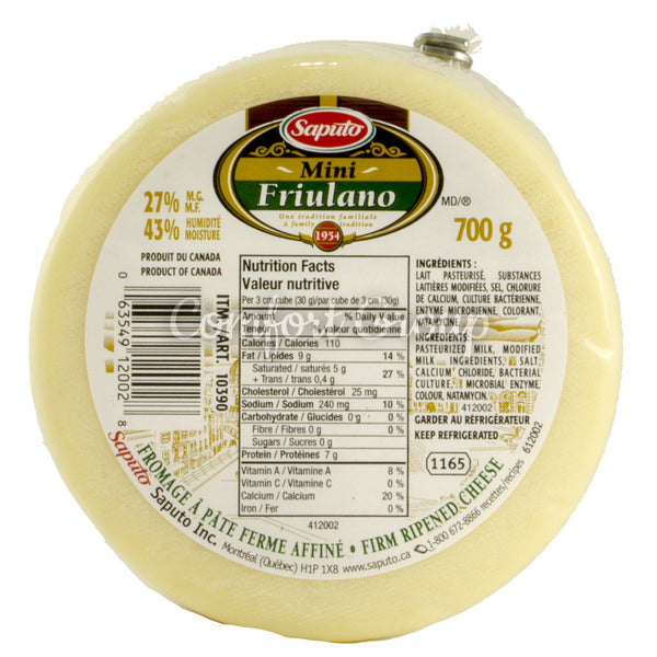 Mini Friulano Cheese - 700g