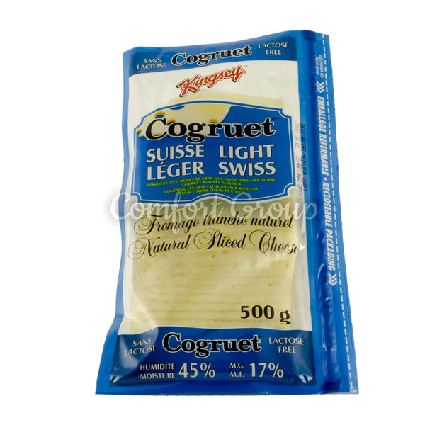 Sliced Cogruet Light Swiss Cheese - 450g