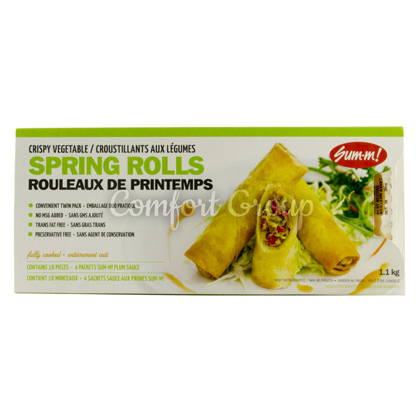 Crispy Vegetable Spring Rolls - 1.1kg