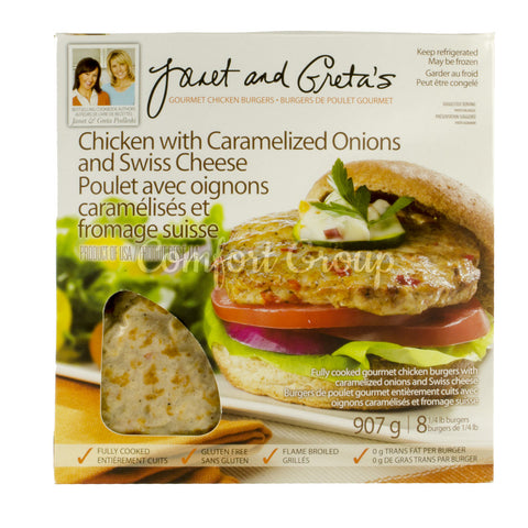 Fully Cooked Chicken Burgers - 907g