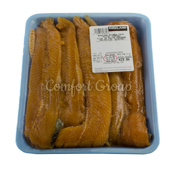 Farmed Boneless Rainbow Trout Filet ~ 1.2kg