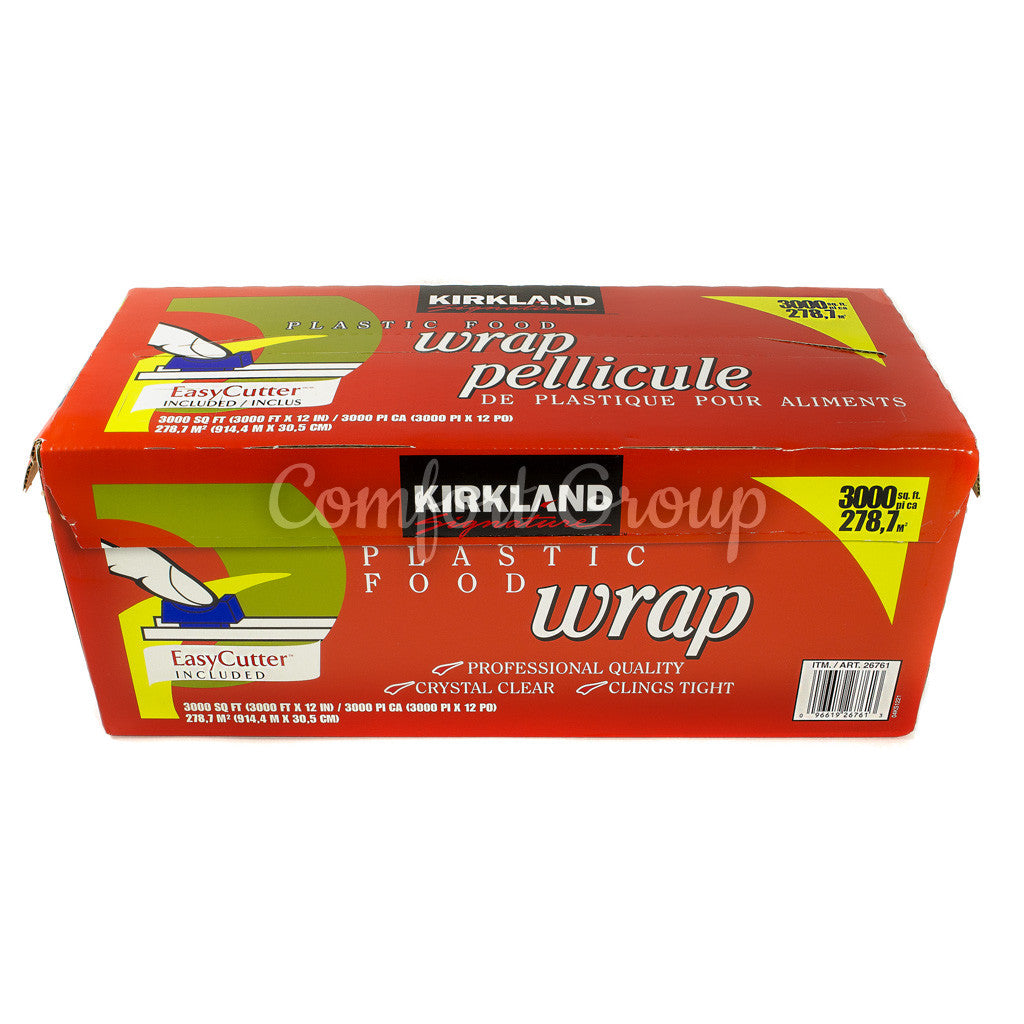 Kirkland Signature Stretch Tite Plastic Food Wrap 12 in x 3000 ft