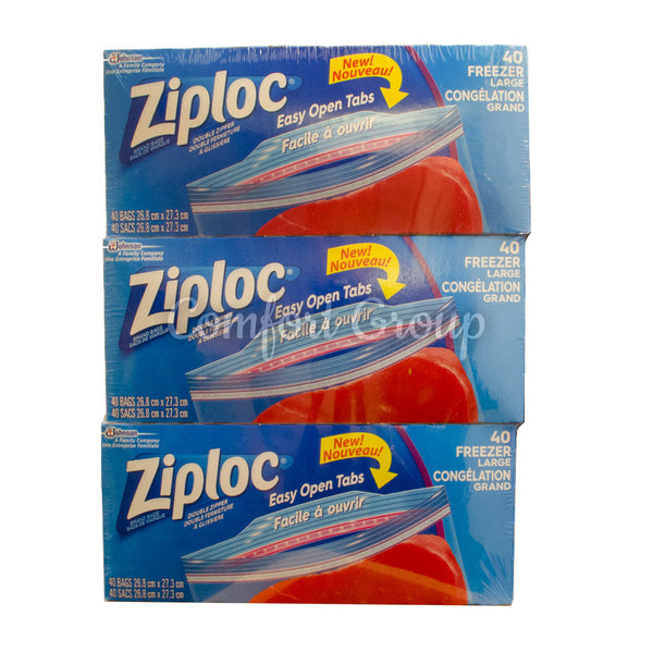 Ziploc Freezer Large Bags - 120 bags