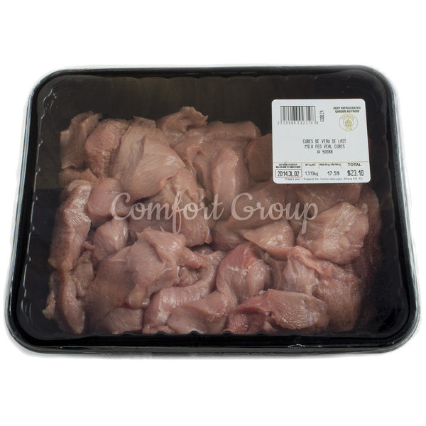 Milk Fed Veal Cubes ~ 1.1kg