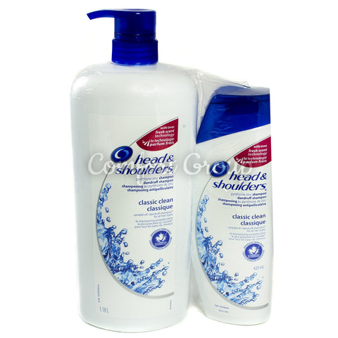 Head & Shoulders Classic Clean Shampoo - 1.6L