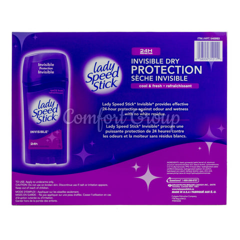 Lady Speed Stick Invisible Dry Deodorant - 350g