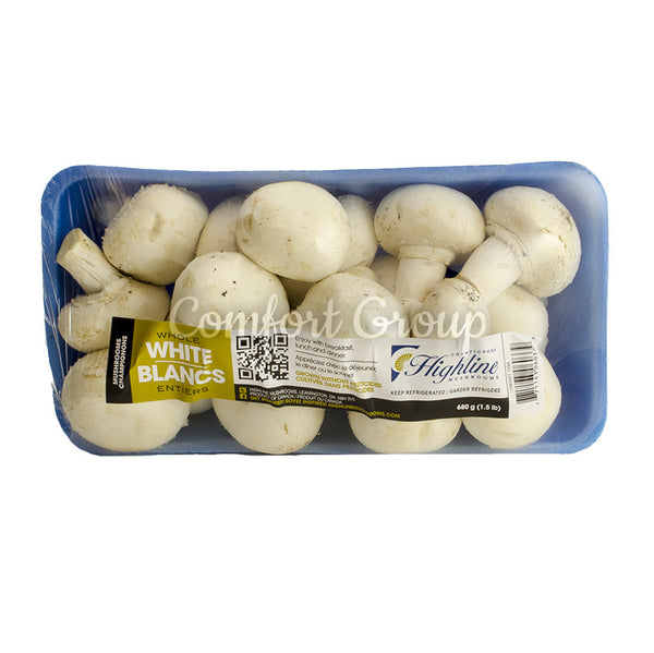 White Whole Mushrooms - 1.5lb